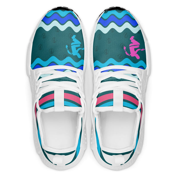 DJM's Teal Unisex Lightweight Athletic Sneakers