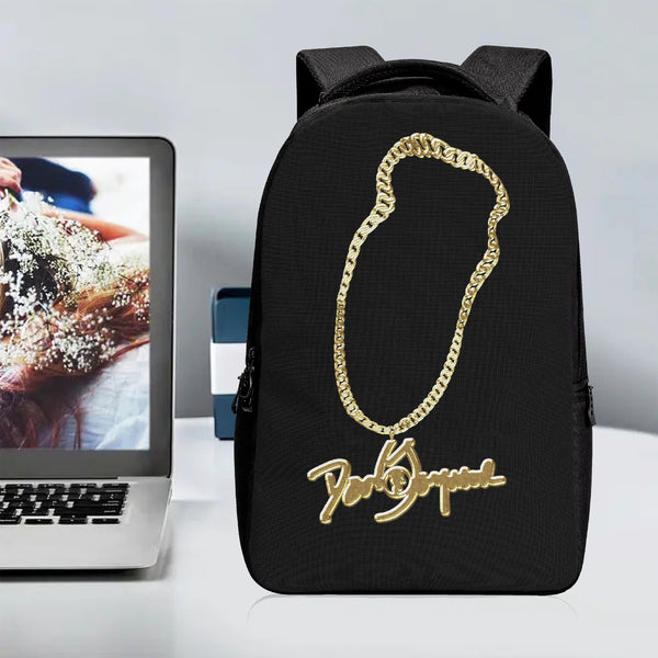 DJM Gold Chain Laptop Backpack