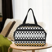 Checkered Travel Luggage Bag